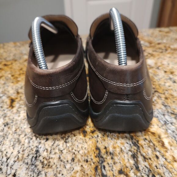 ECCO Classic Moc 2.0 Brown Leather Loafers Slip-On Shoe Men's Size US 9 EU 42 - Picture 9 of 12